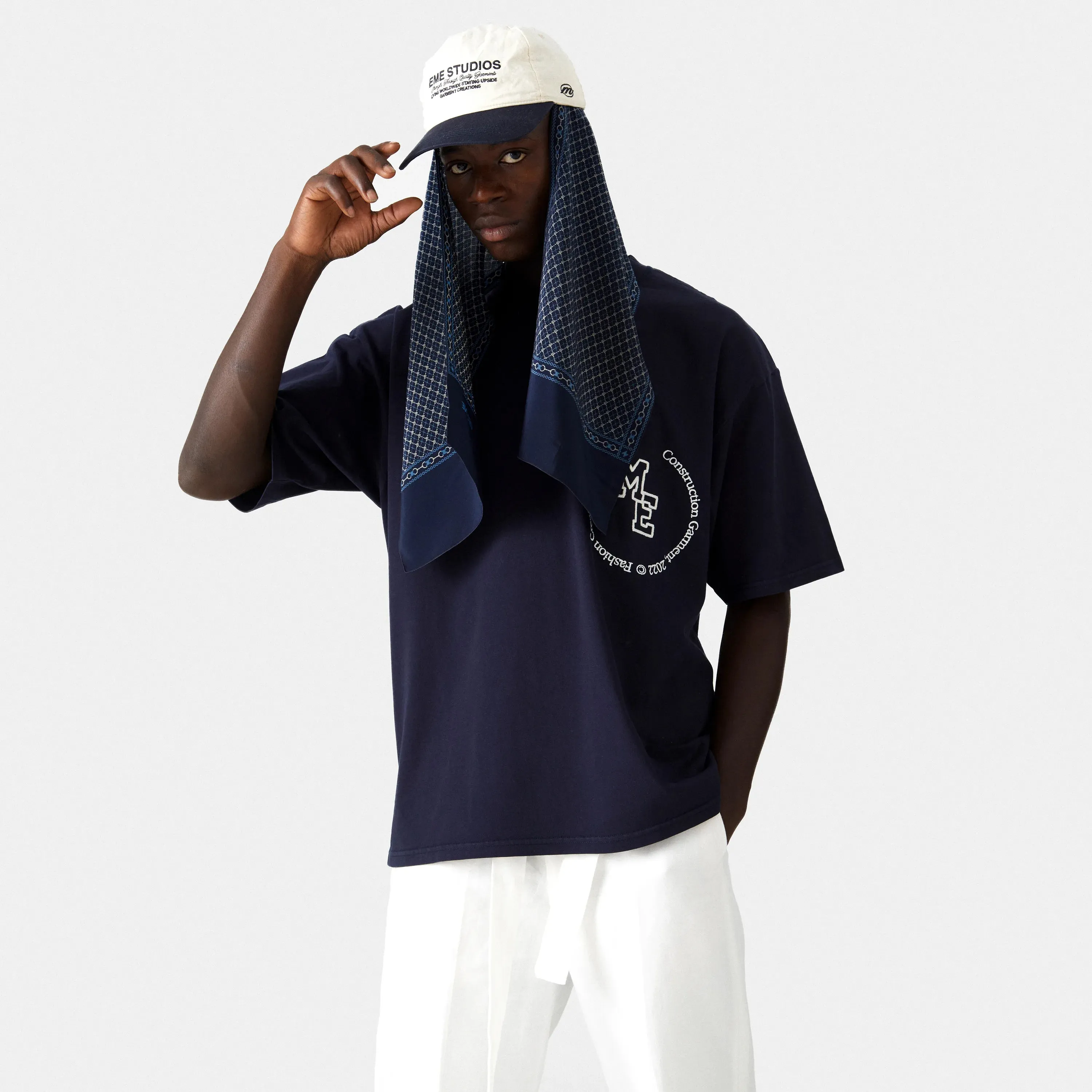 Insider Navy Oversized Tee