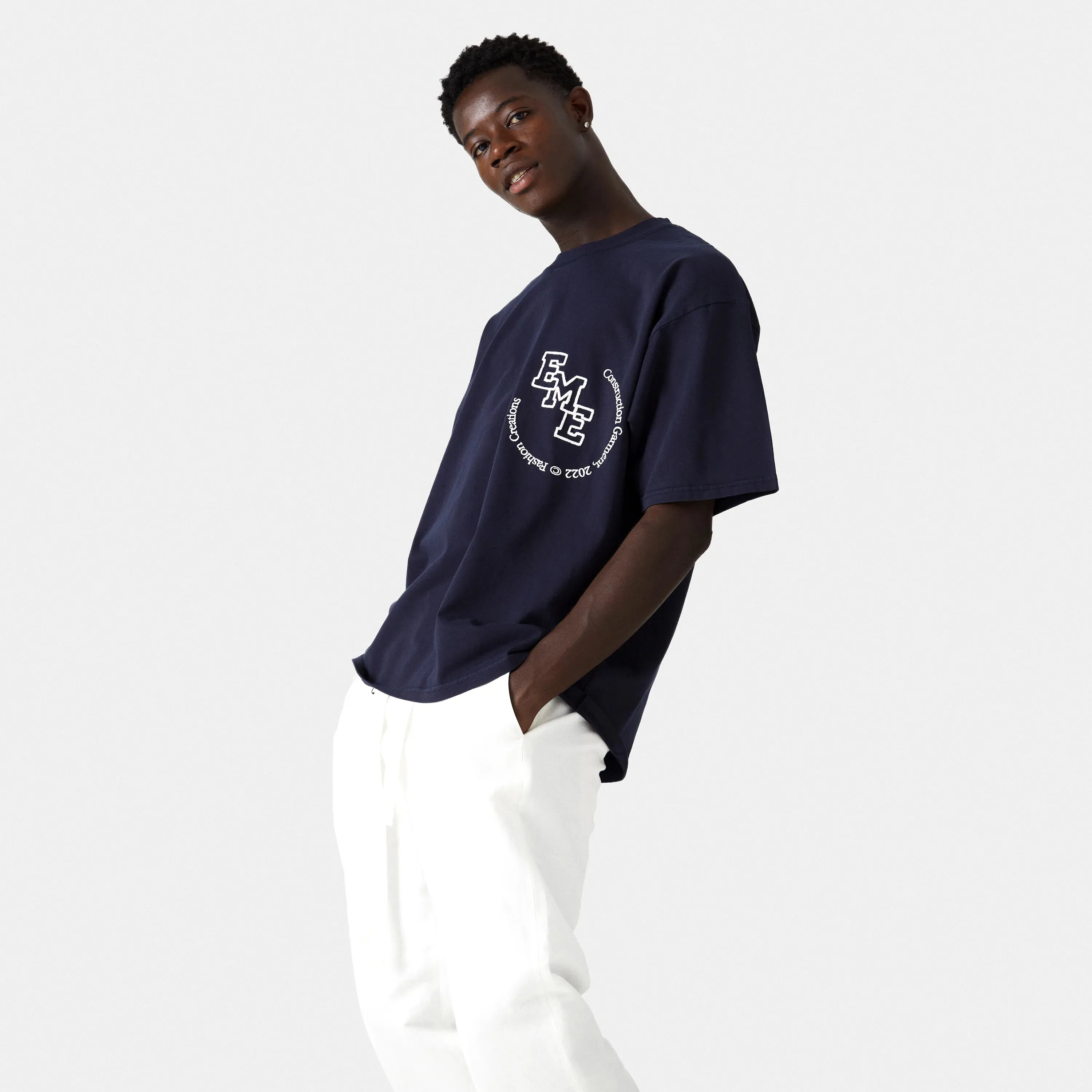 Insider Navy Oversized Tee