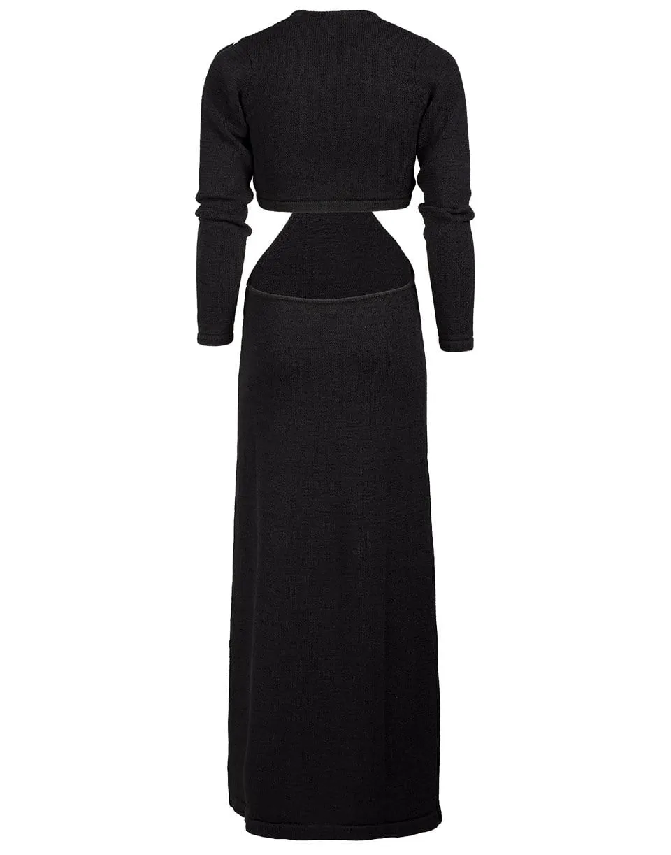 Jana Knit Dress - Black