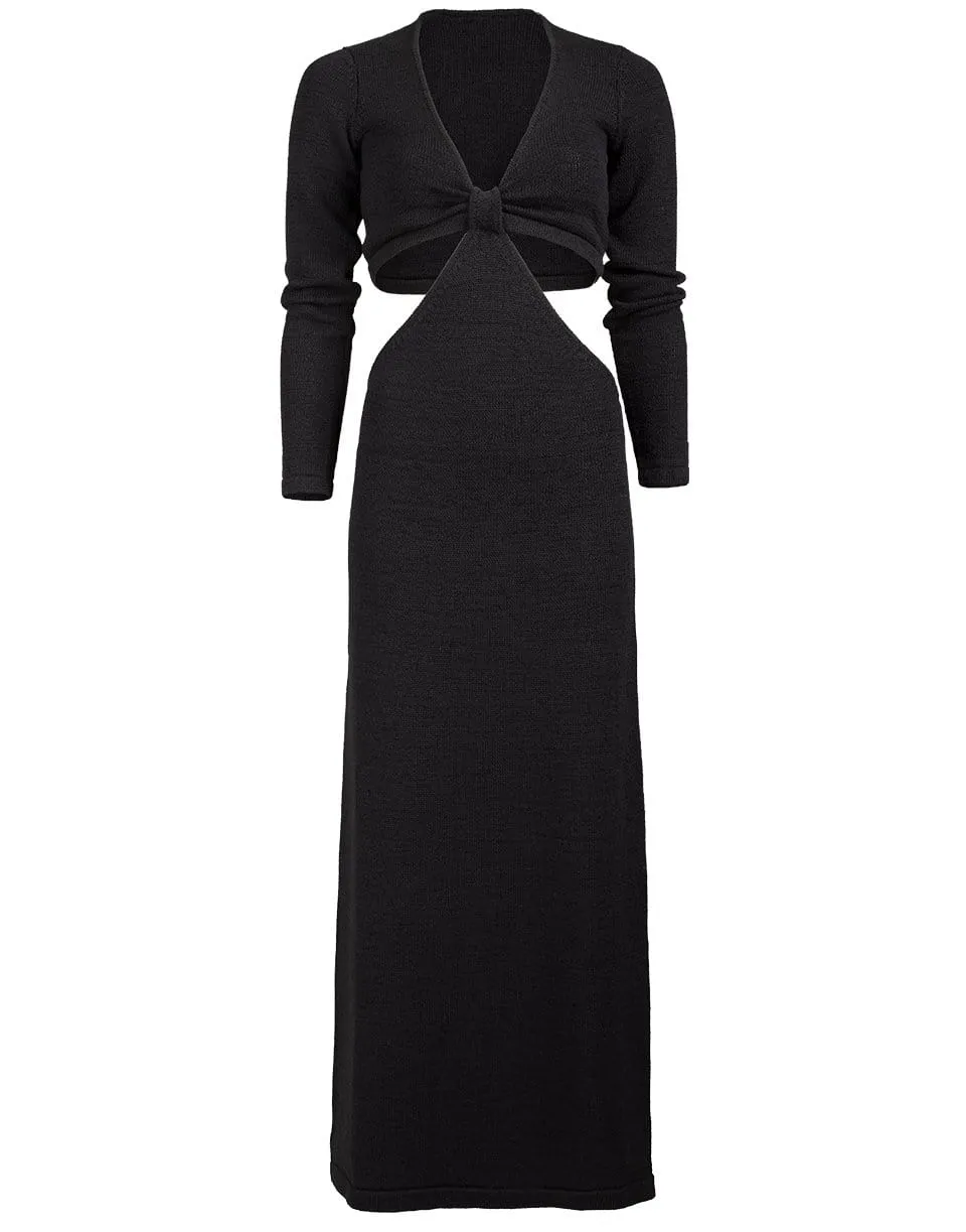 Jana Knit Dress - Black