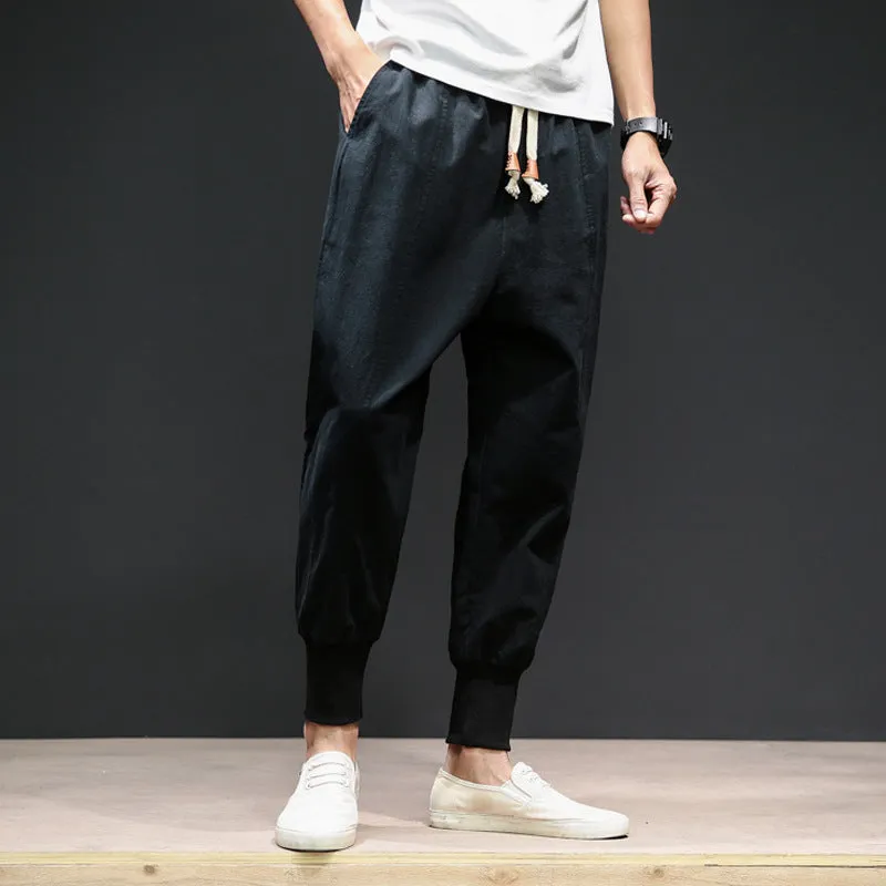 Japanese-Style Casual Harem Pants