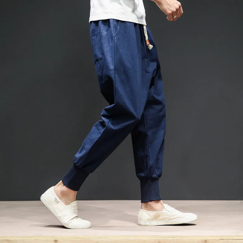 Japanese-Style Casual Harem Pants