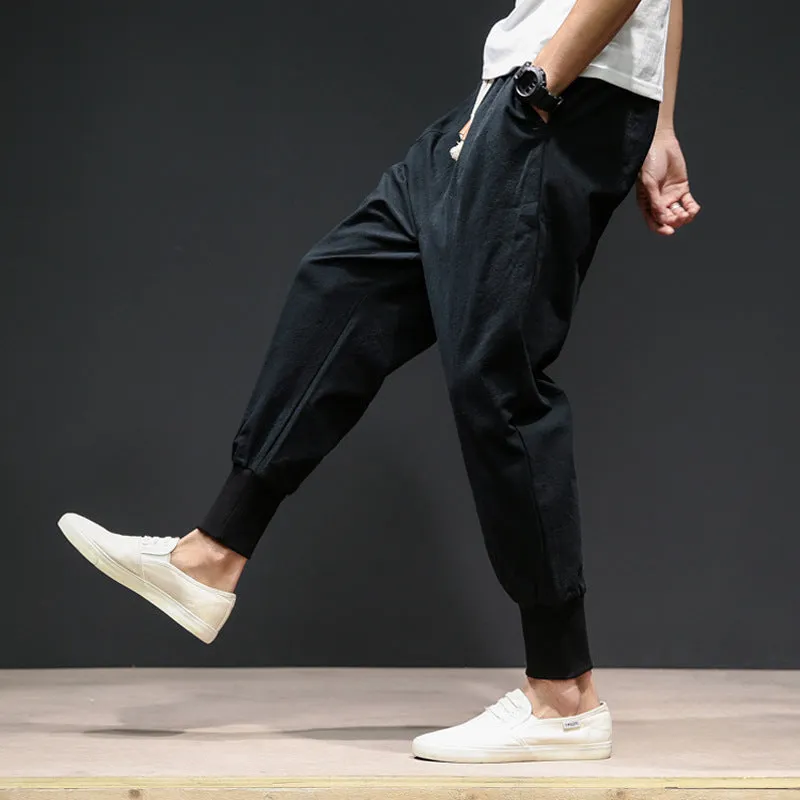 Japanese-Style Casual Harem Pants