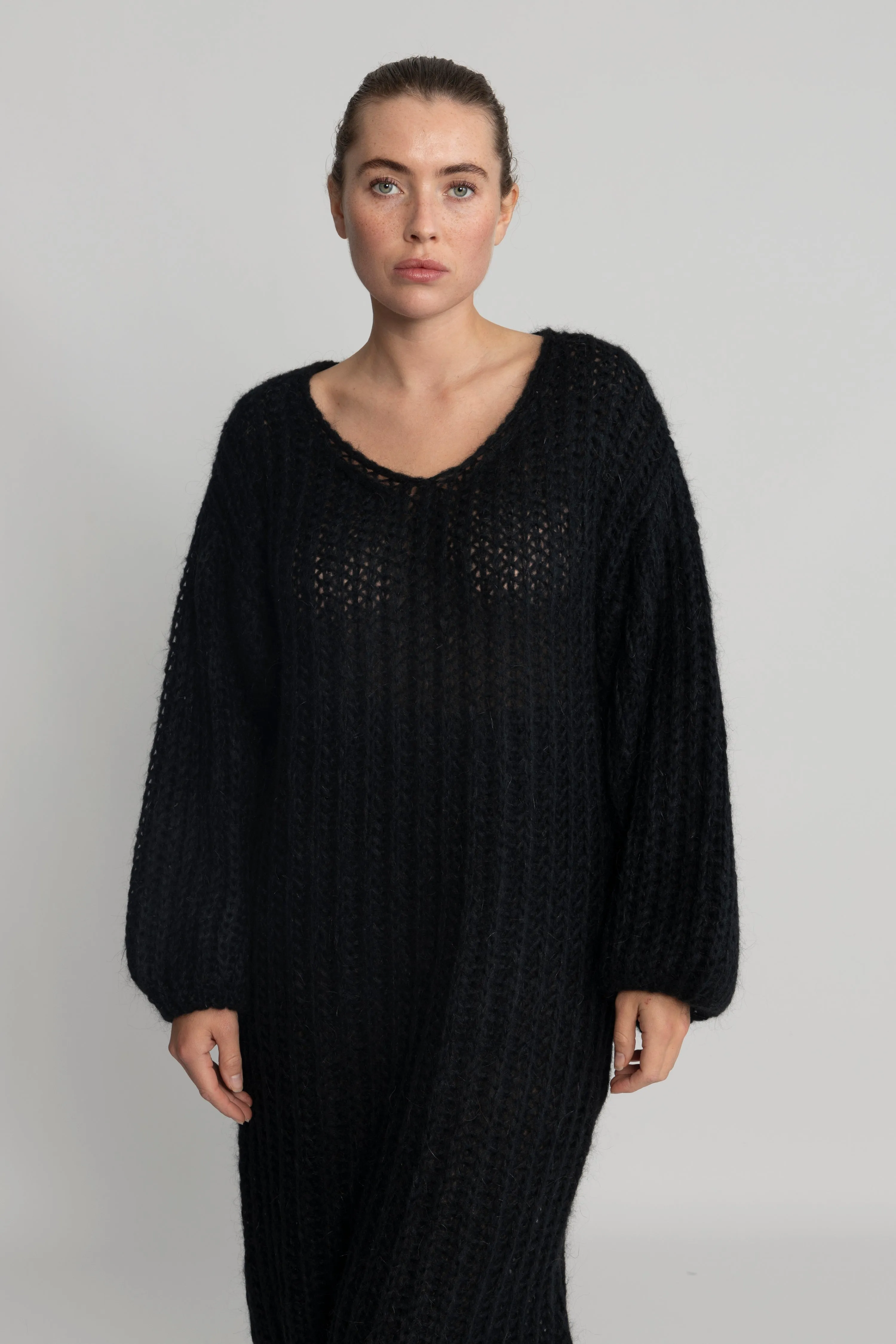 Jasmin Knit Dress - Black