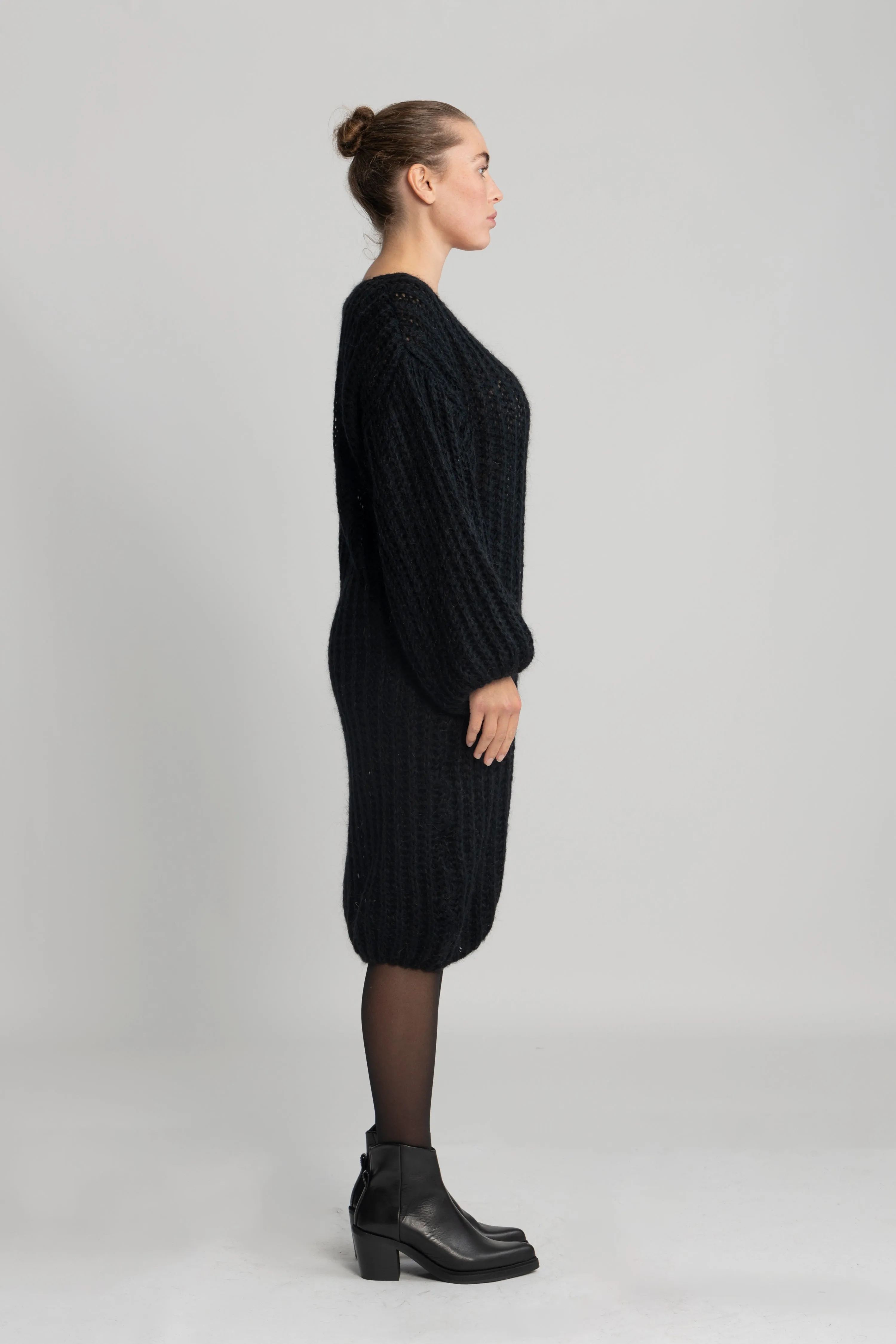 Jasmin Knit Dress - Black