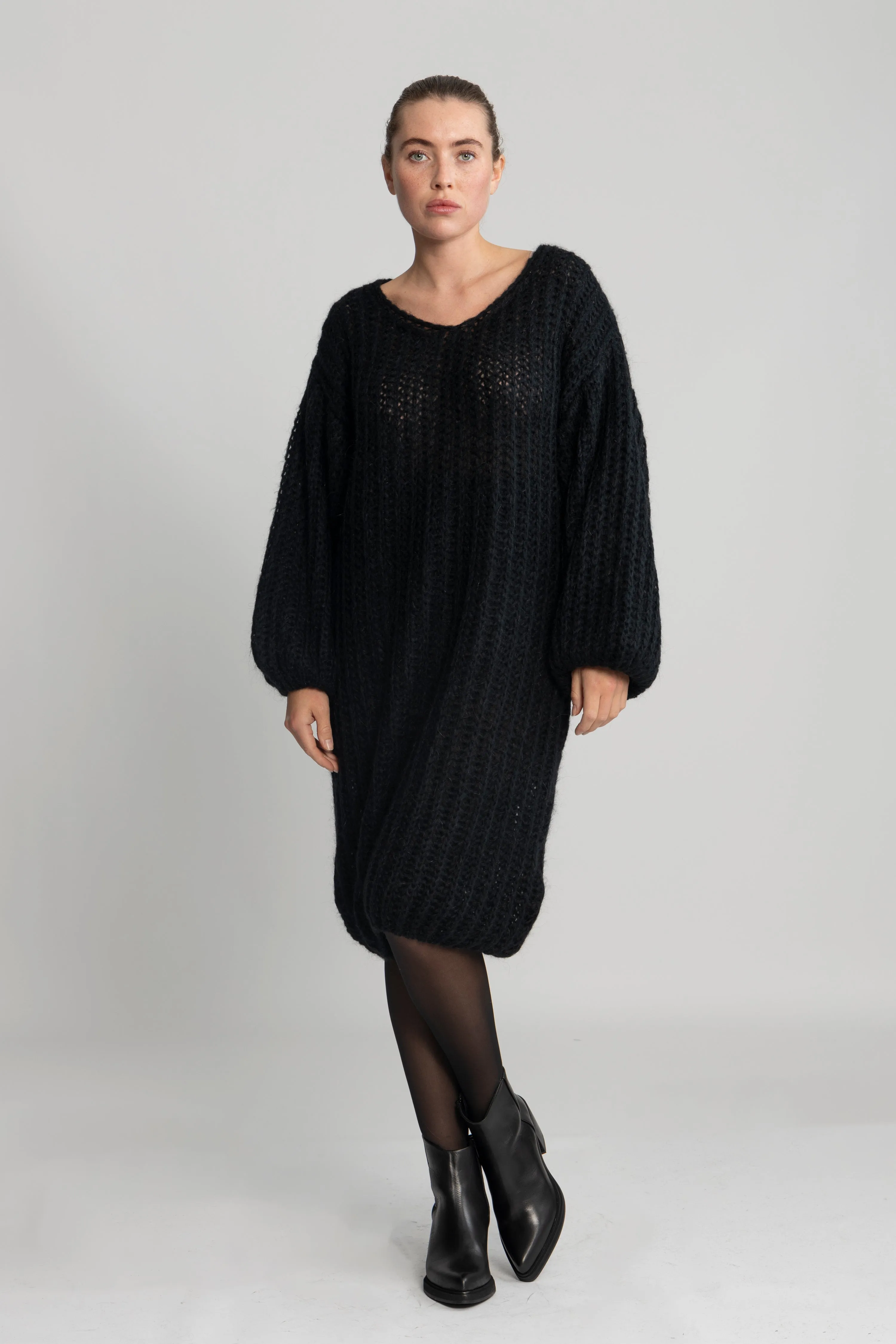 Jasmin Knit Dress - Black