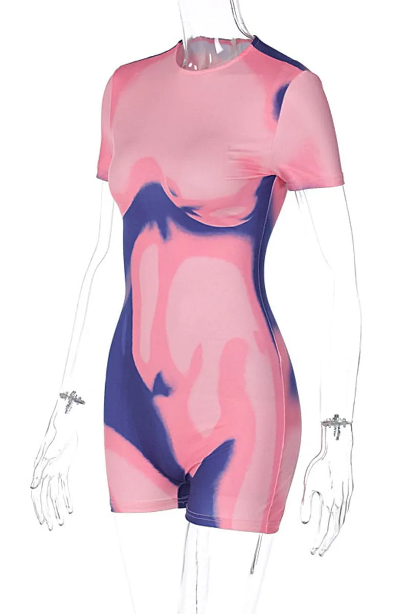 JC442 Short Sleeve Graphic Rompers