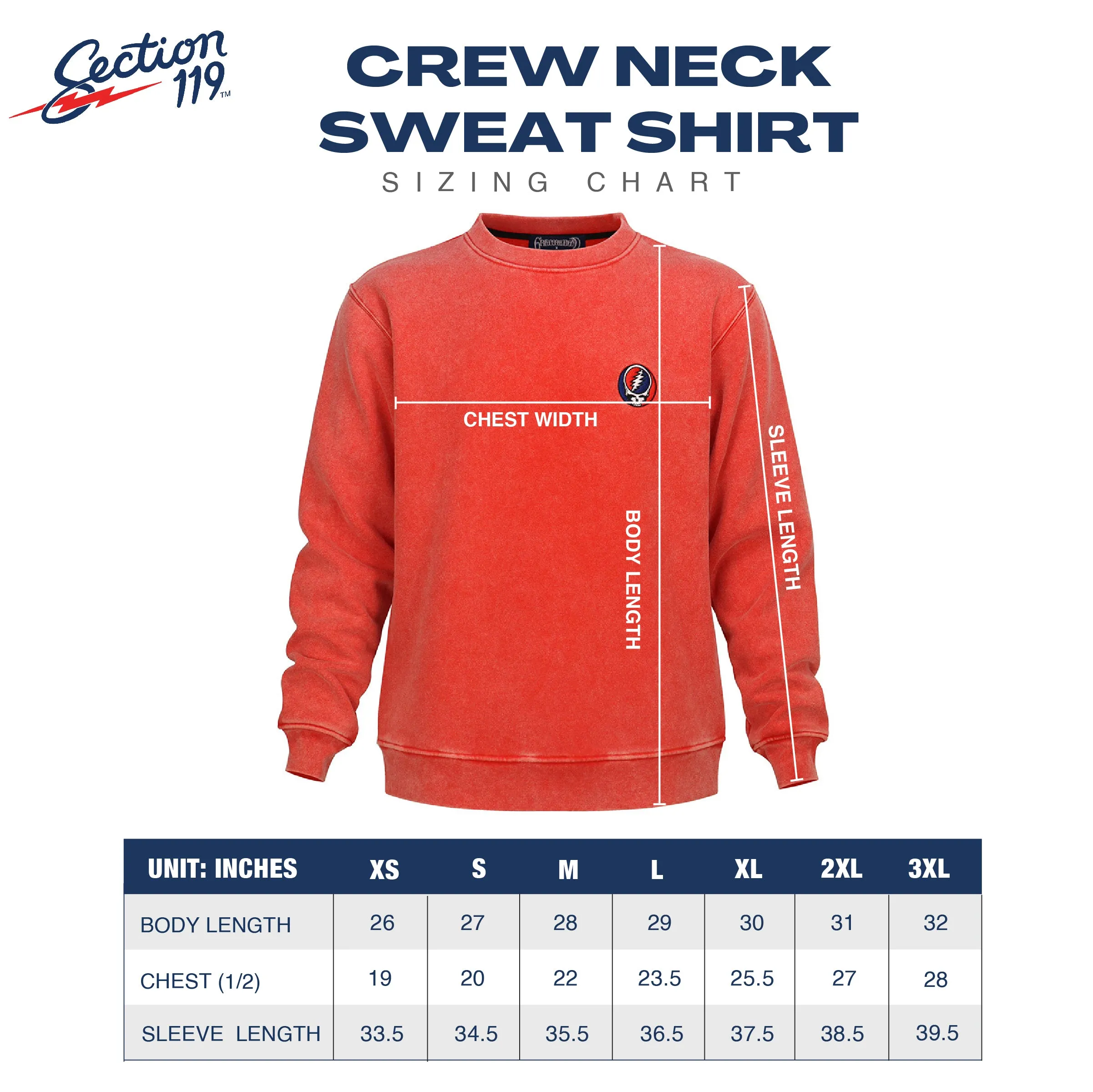 Jerry Garcia | Classic Crew | Wolf