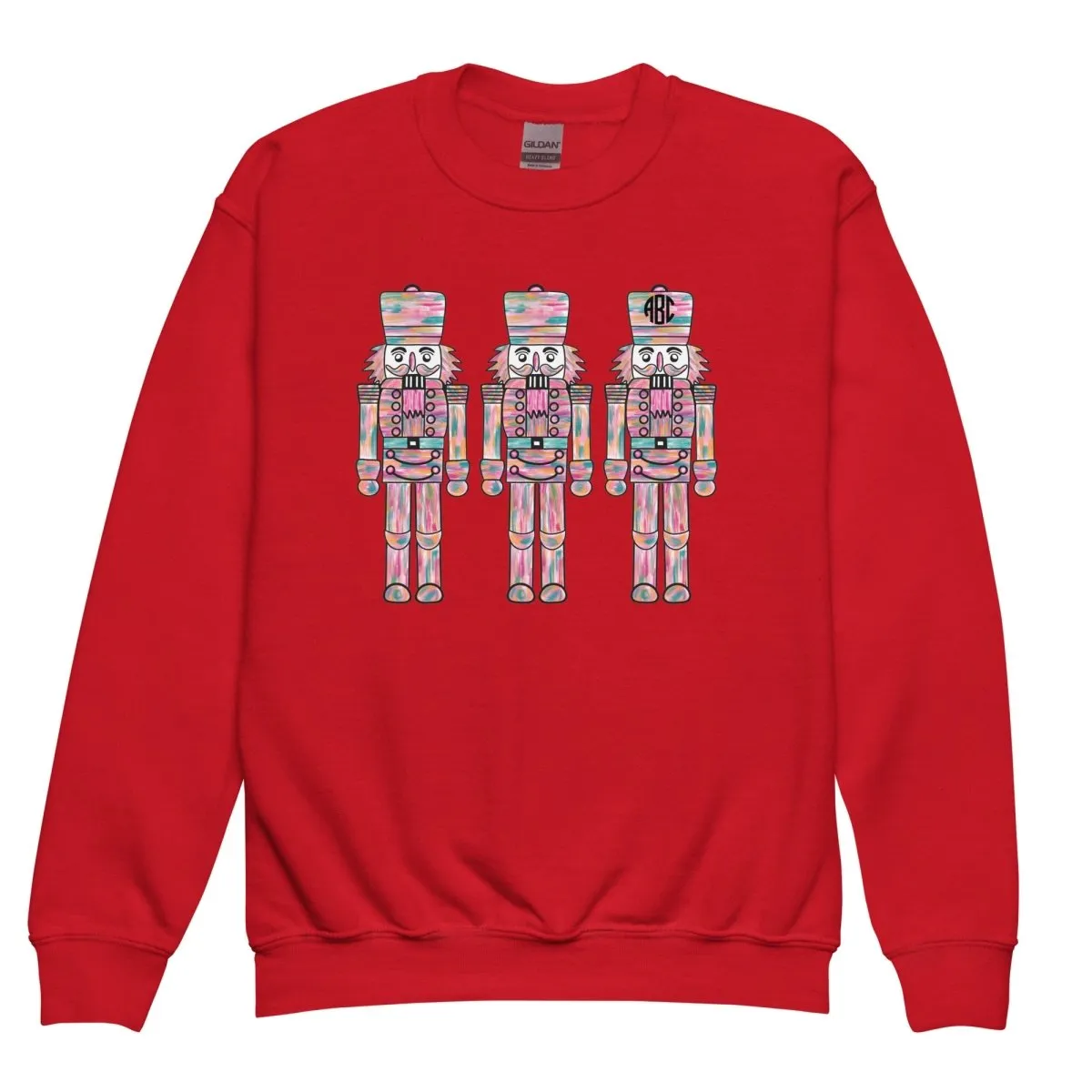 Kids Monogrammed 'Nutcrackers' Crewneck Sweatshirt