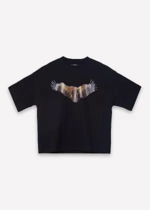 Konus Men's Oversized Vulture Graphic Tee in Black