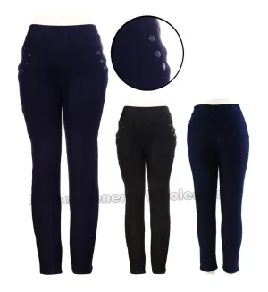 Ladies Fur Lining Pull On Pants Wholesale