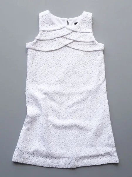 LAUNDRY by Shelli Segal Kate Eyelet Knit Dress Sizes 4-6X