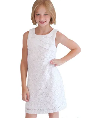 LAUNDRY by Shelli Segal Kate Eyelet Knit Dress Sizes 4-6X