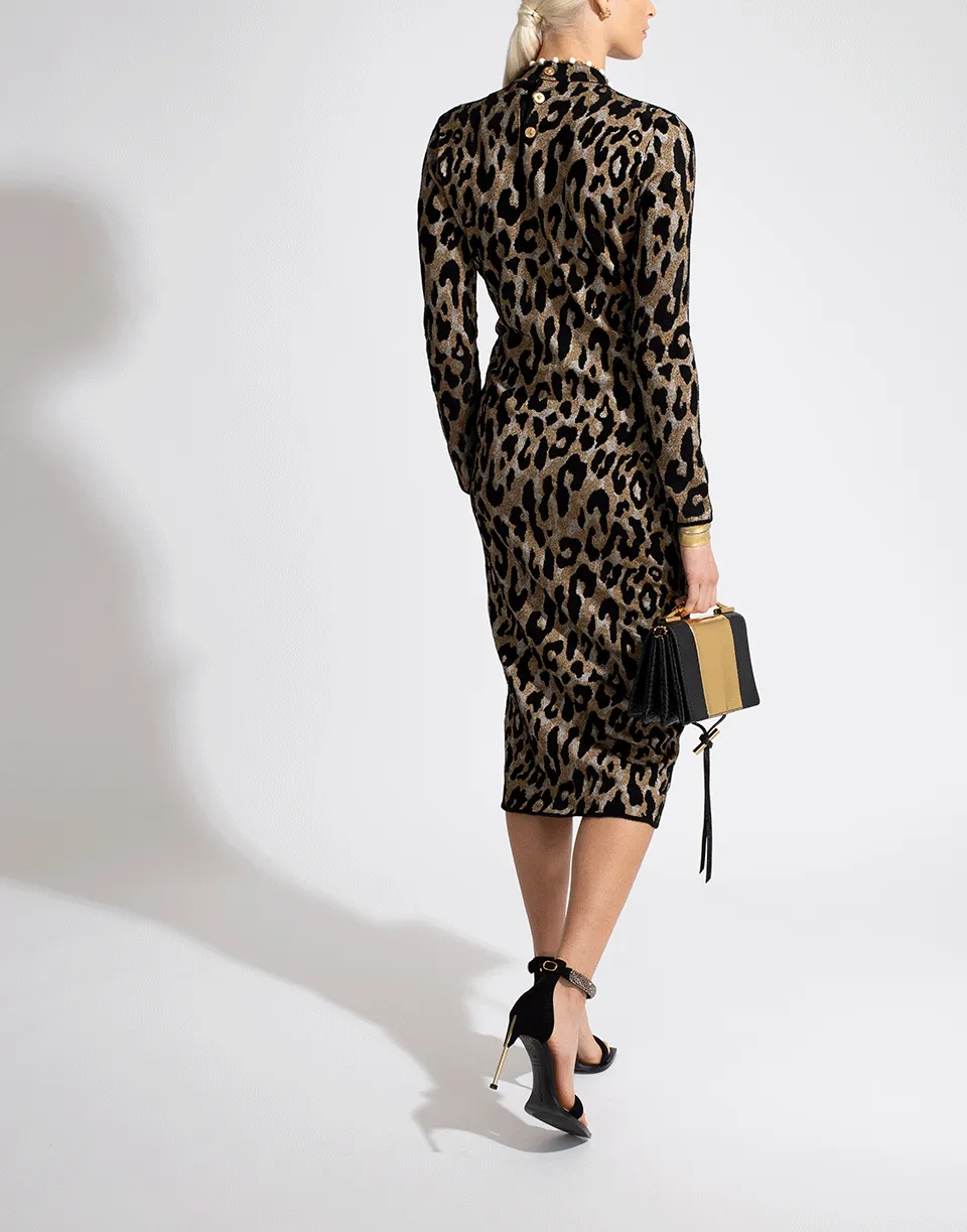 Leopard Knit Dress