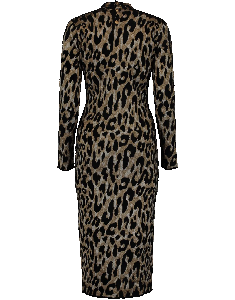 Leopard Knit Dress