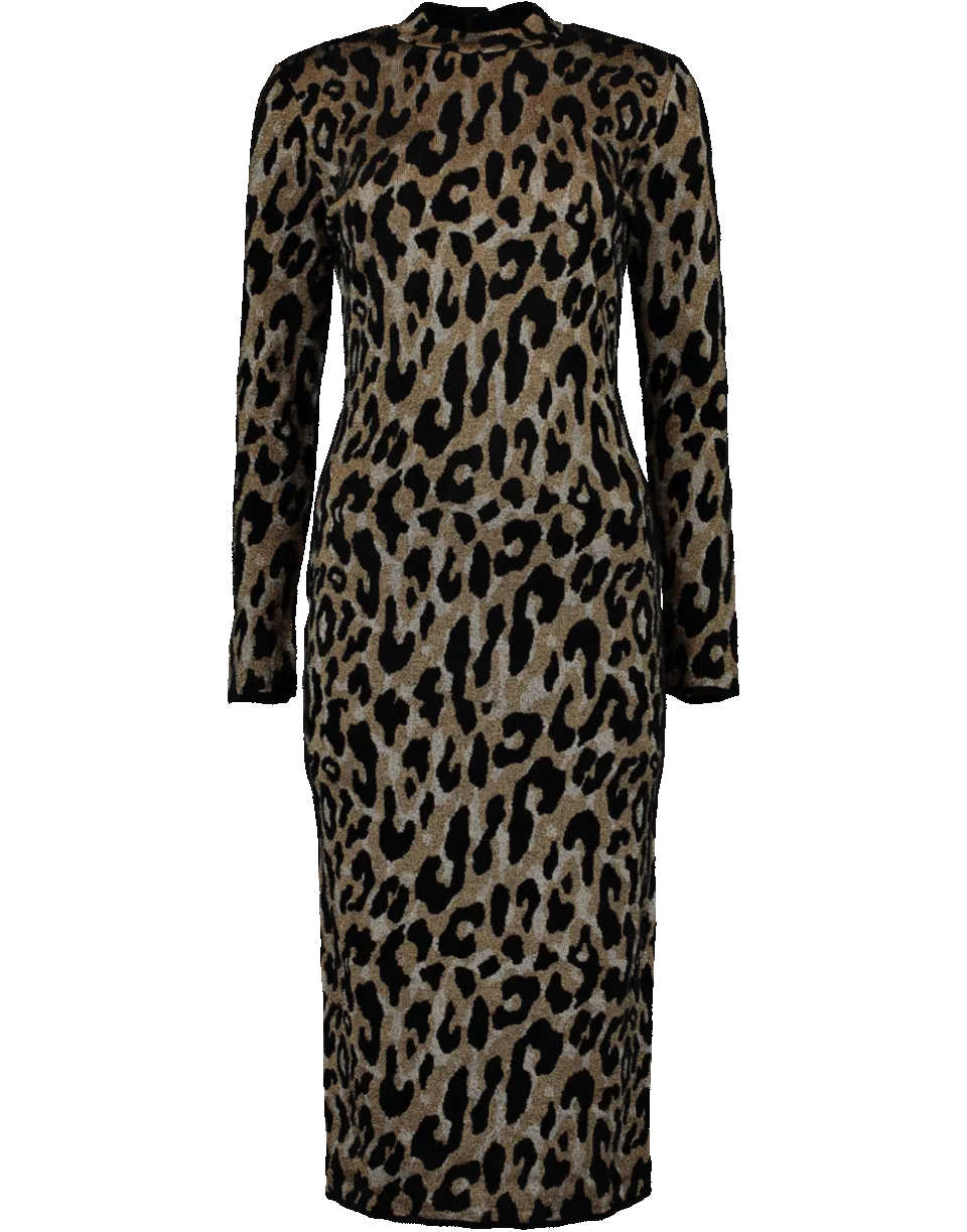 Leopard Knit Dress