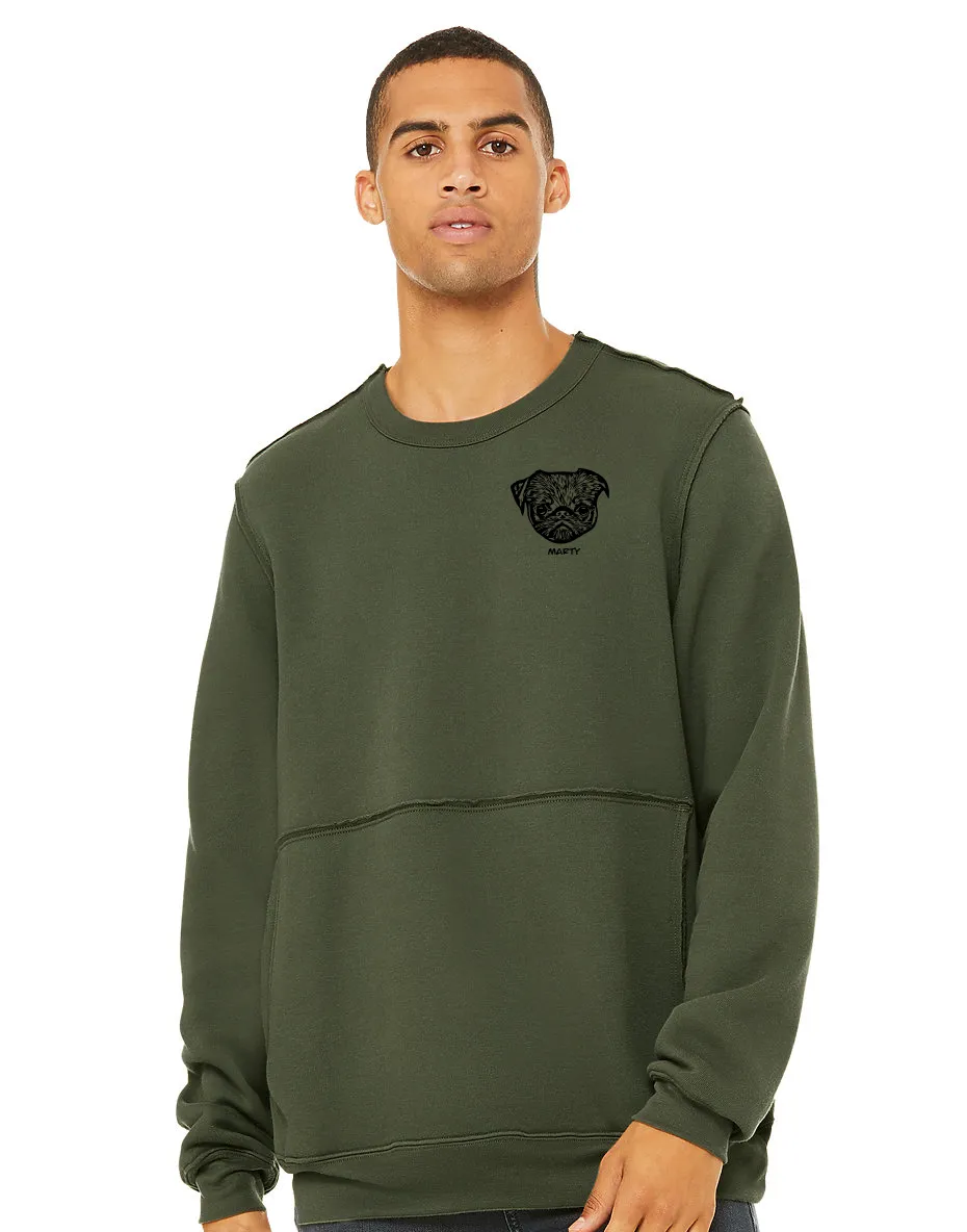 LIMITED EDITION Custom Pet Raw Seam Crewneck, Unisex