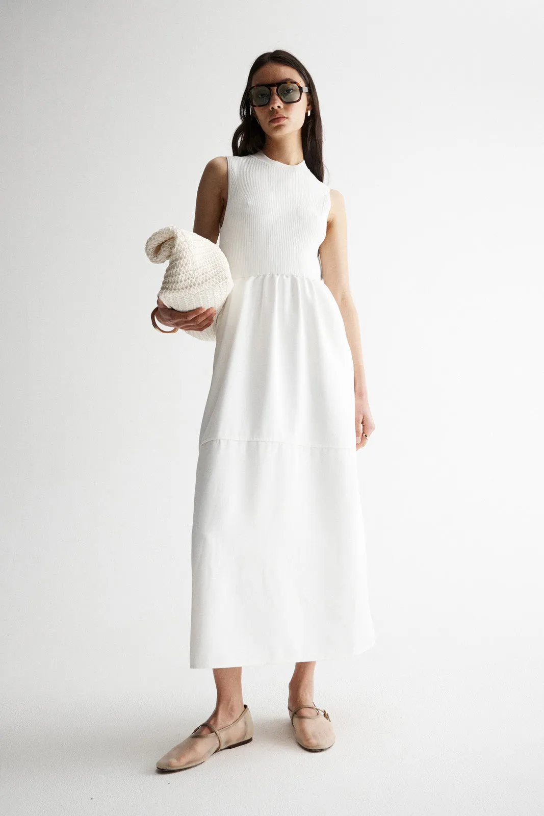 Manu Dress White
