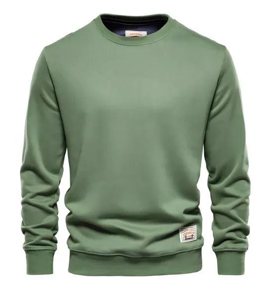 Men's Modern Casual Crewneck Jumper | Ideal for Autumn/Winter