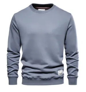 Men's Modern Casual Crewneck Jumper | Ideal for Autumn/Winter