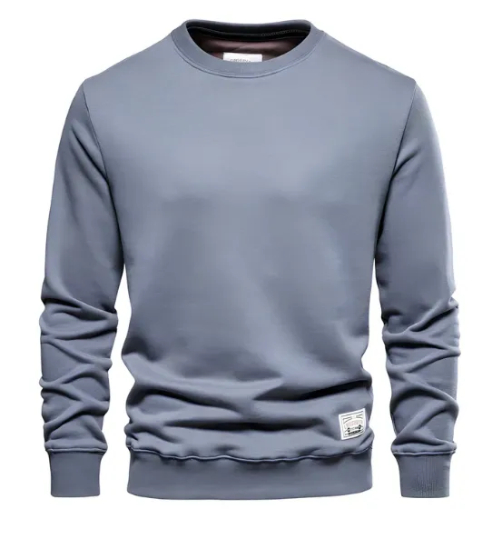 Men's Modern Casual Crewneck Jumper | Ideal for Autumn/Winter