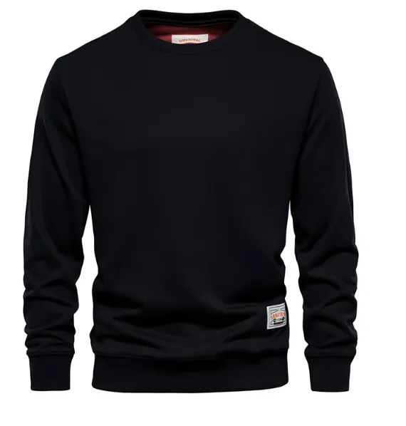 Men's Modern Casual Crewneck Jumper | Ideal for Autumn/Winter