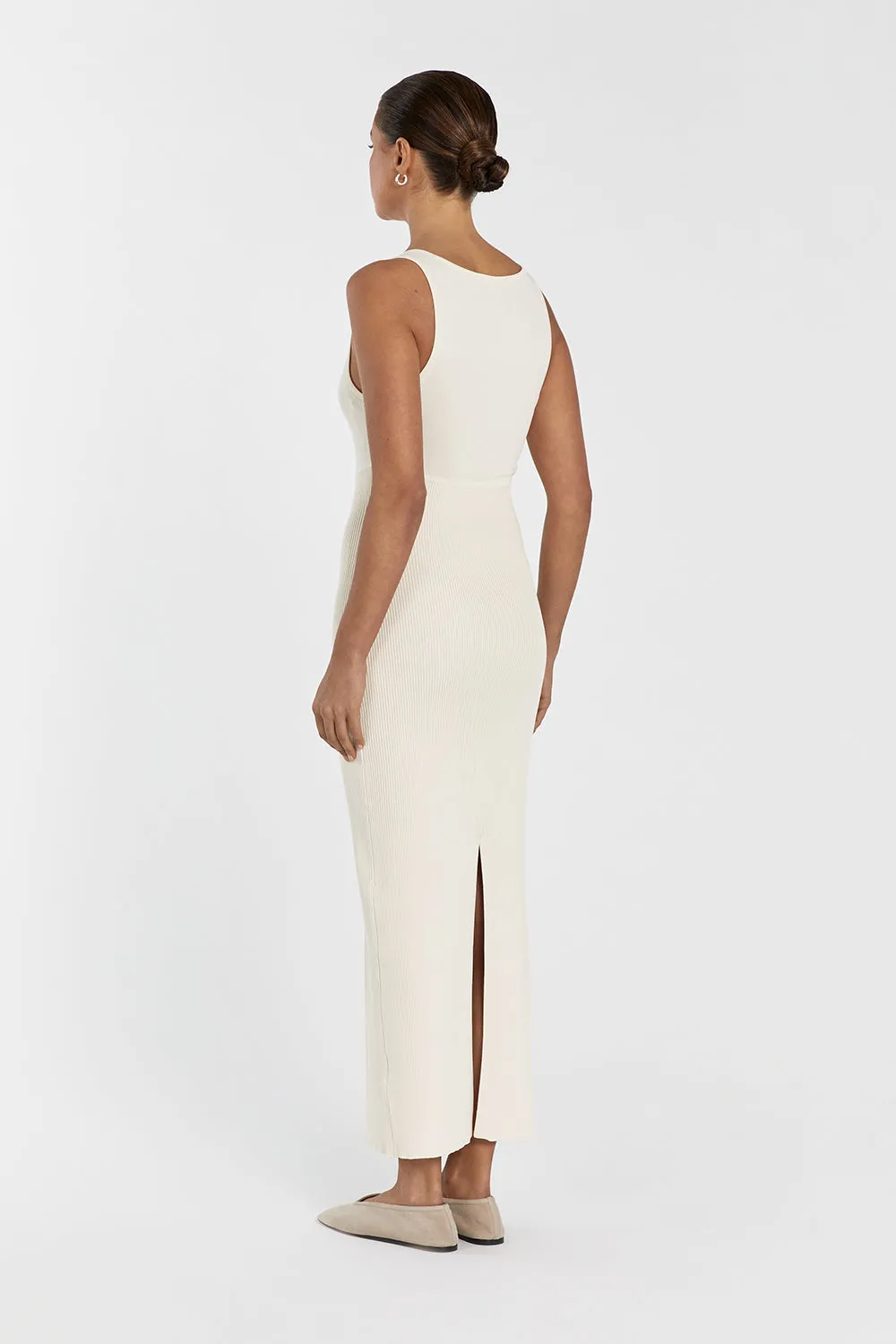 MILO LEMON KNIT MAXI DRESS