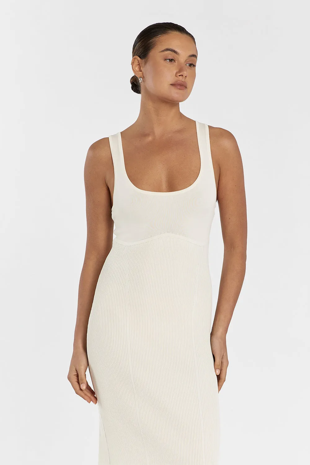 MILO LEMON KNIT MAXI DRESS