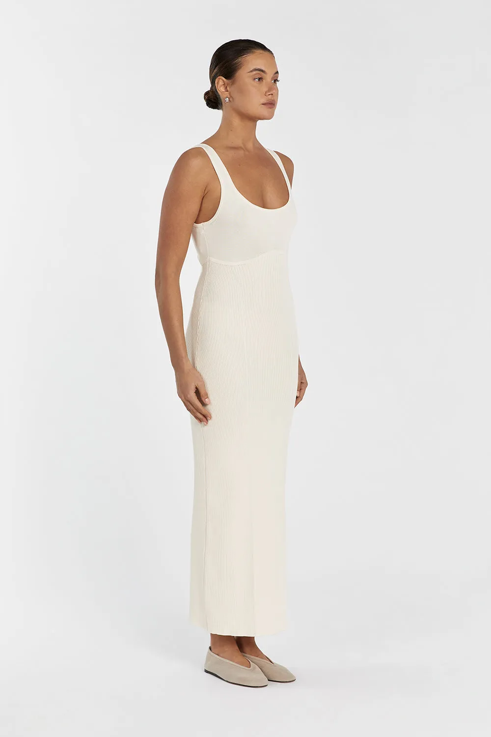 MILO LEMON KNIT MAXI DRESS