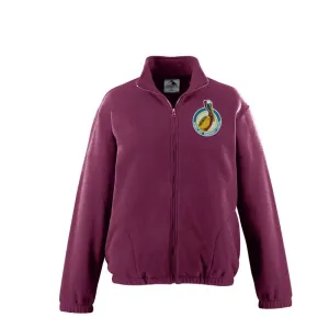 Morris Jeff Community School Maroon Fleece Jacket