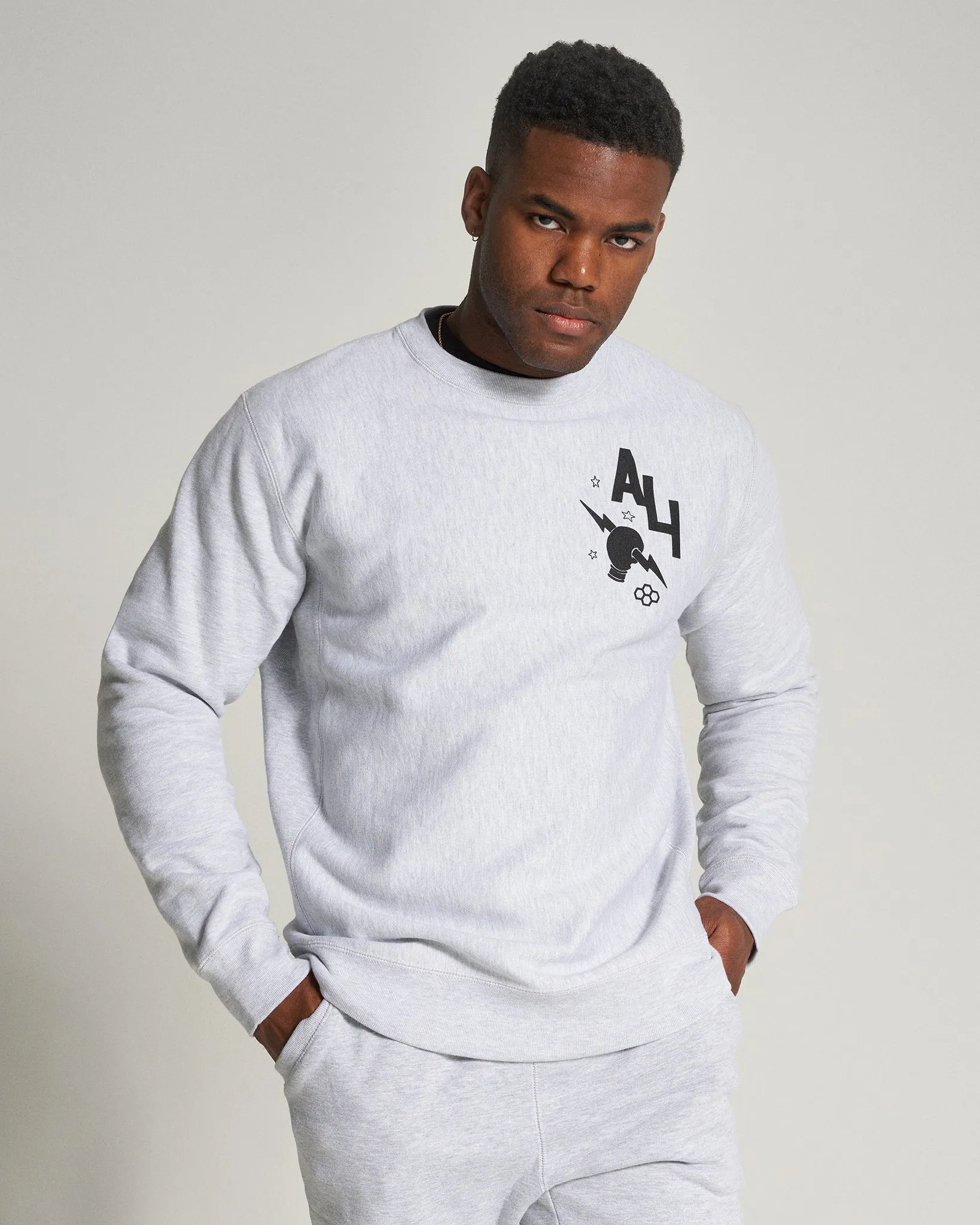 Muhammad Ali Lightning Crewneck
