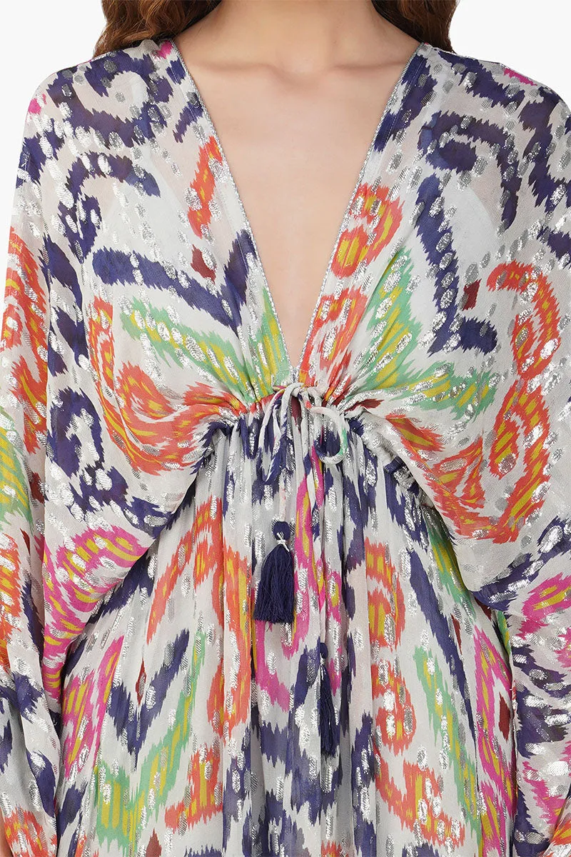 Multi Abstract Gloria Maxi Dress