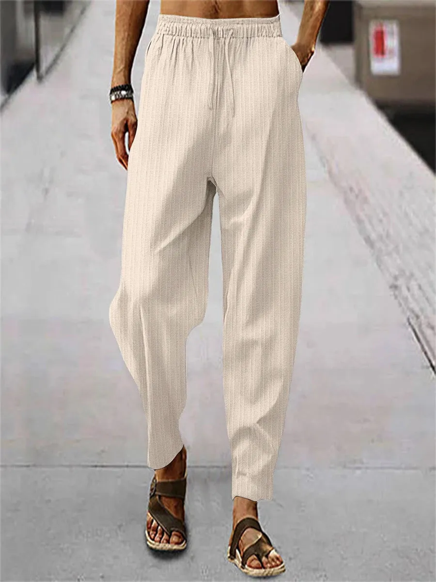 Noah – Men's Summer Hip Hop Casual Beach Striped Pants