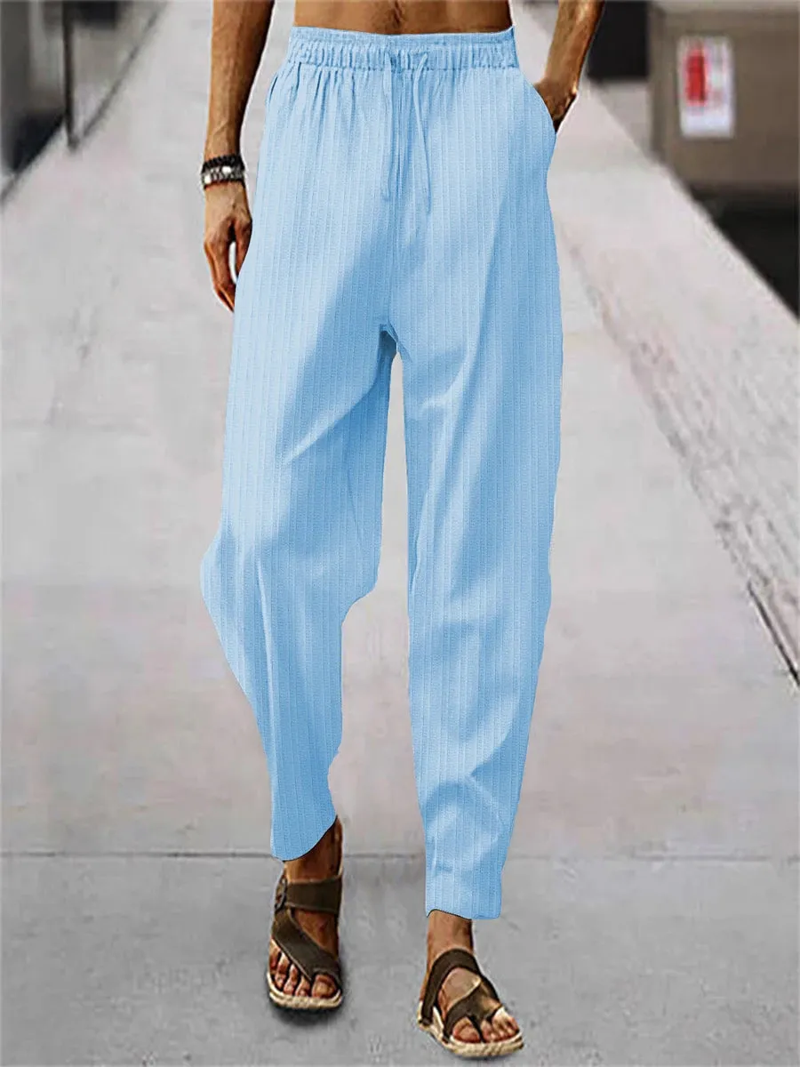 Noah – Men's Summer Hip Hop Casual Beach Striped Pants