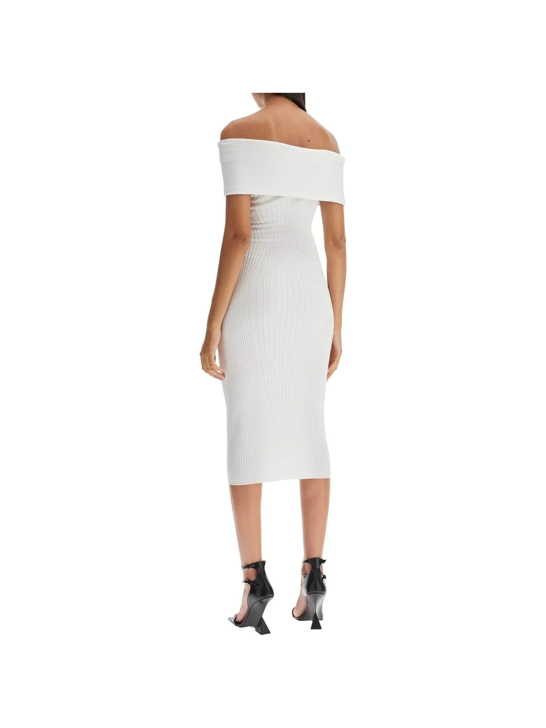 Off-Shoulder Knit Dress