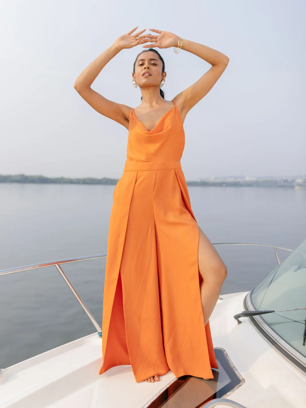 Opal Slit Jumpsuit
