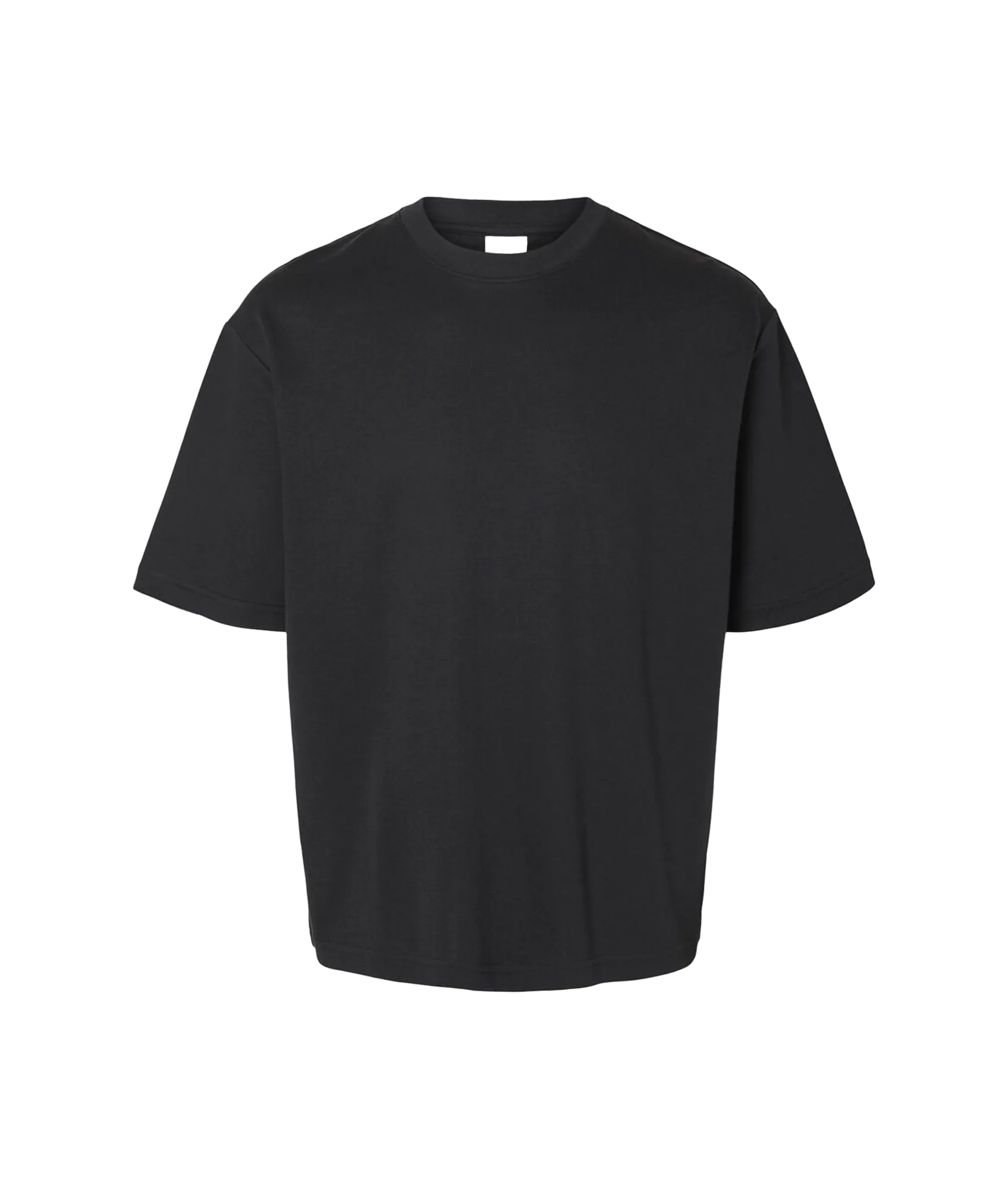 Oversized Short-sleeved T-shirt - Black