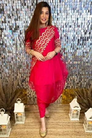 Patiala Pink punjabi suit Latest design 2021