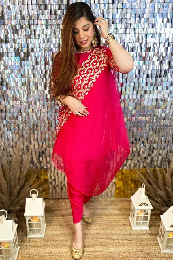 Patiala Pink punjabi suit Latest design 2021
