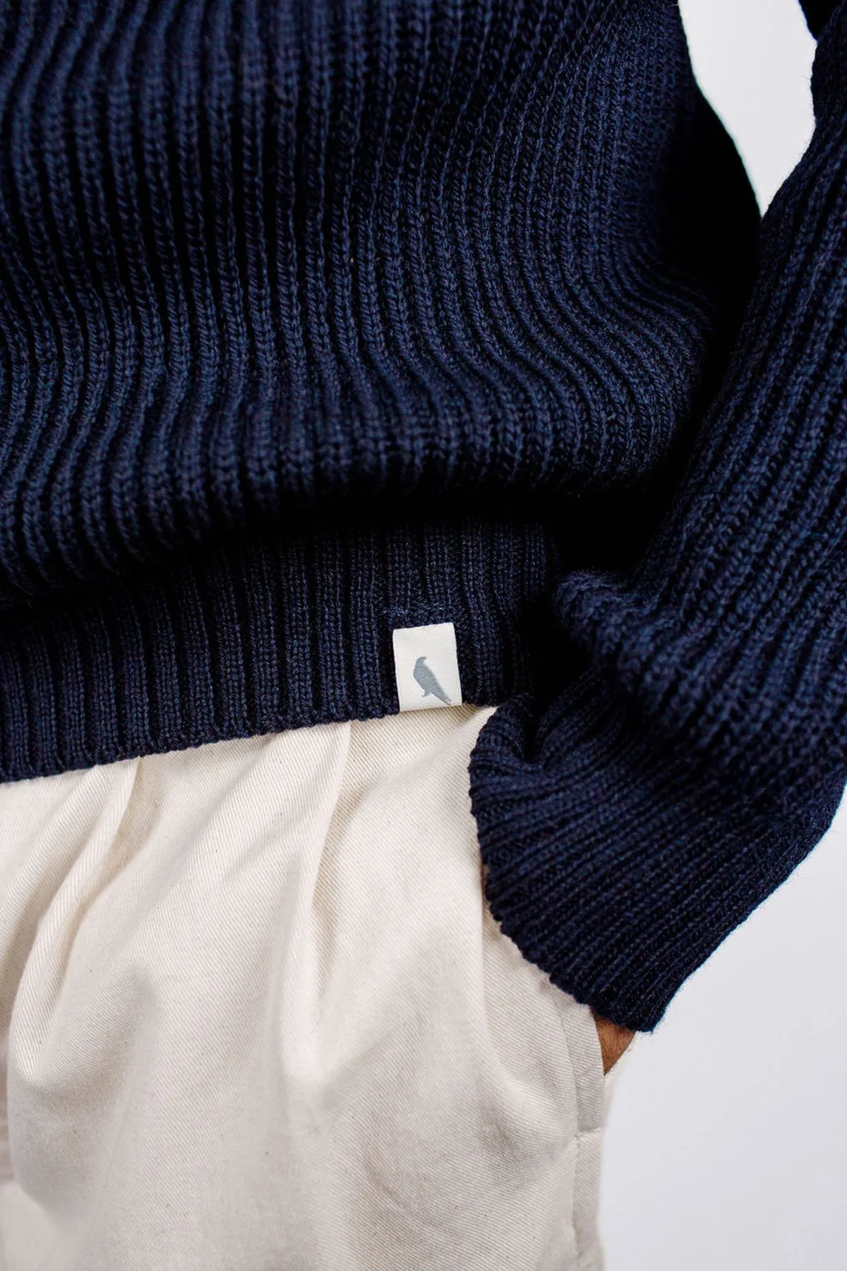 Peregrine - Ford Crew Jumper in Navy