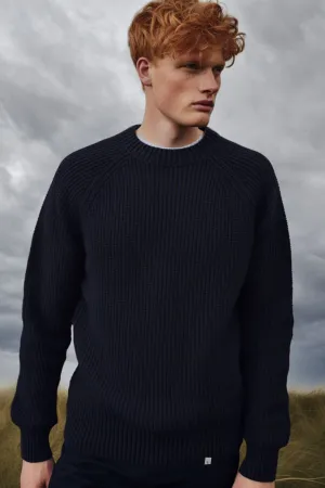 Peregrine - Ford Crew Jumper in Navy
