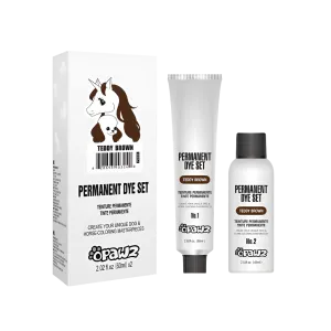 Permanent Dog Hair Dye Set Teddy Brown 2oz by Opawz