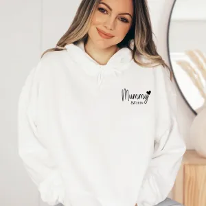Personalised Mum, Hoodie Mom Custom