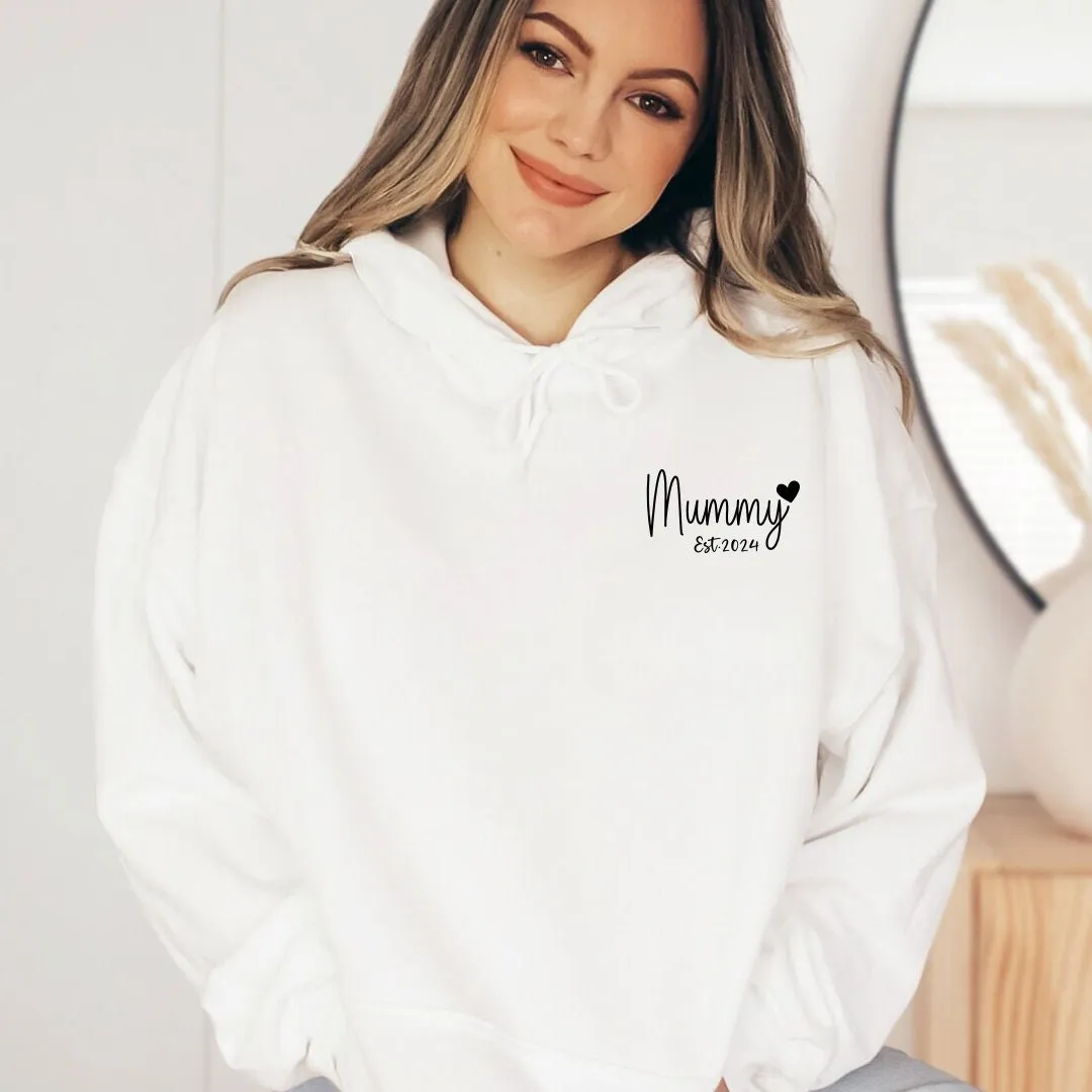 Personalised Mum, Hoodie Mom Custom