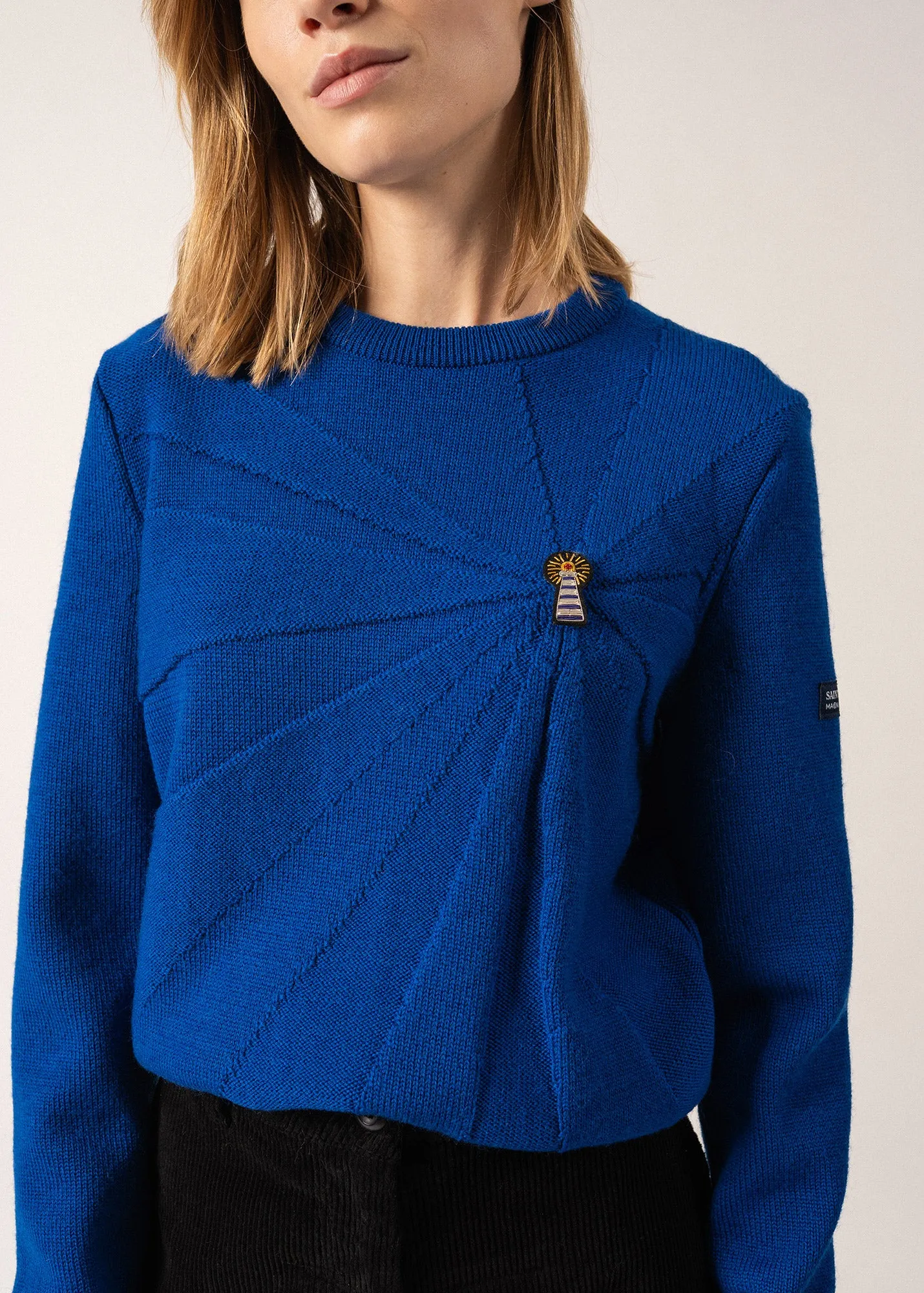 Phare Wool Jumper with Brooch - SAINT JAMES x Macon & Lesquoy (GITANE)