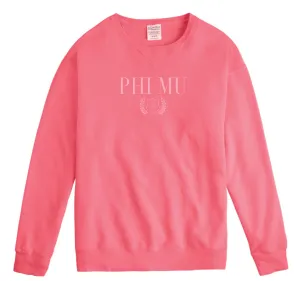 Phi Mu Classic Crewneck