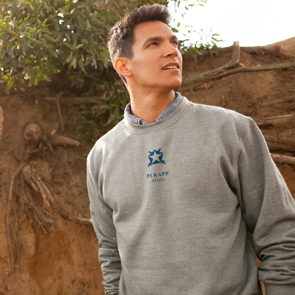 Pi Kapp Alumni Embroidered Symbol Crewneck