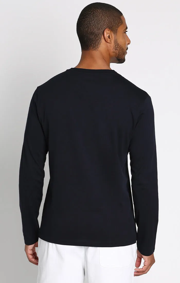 Pima Cotton Long Sleeve Crewneck