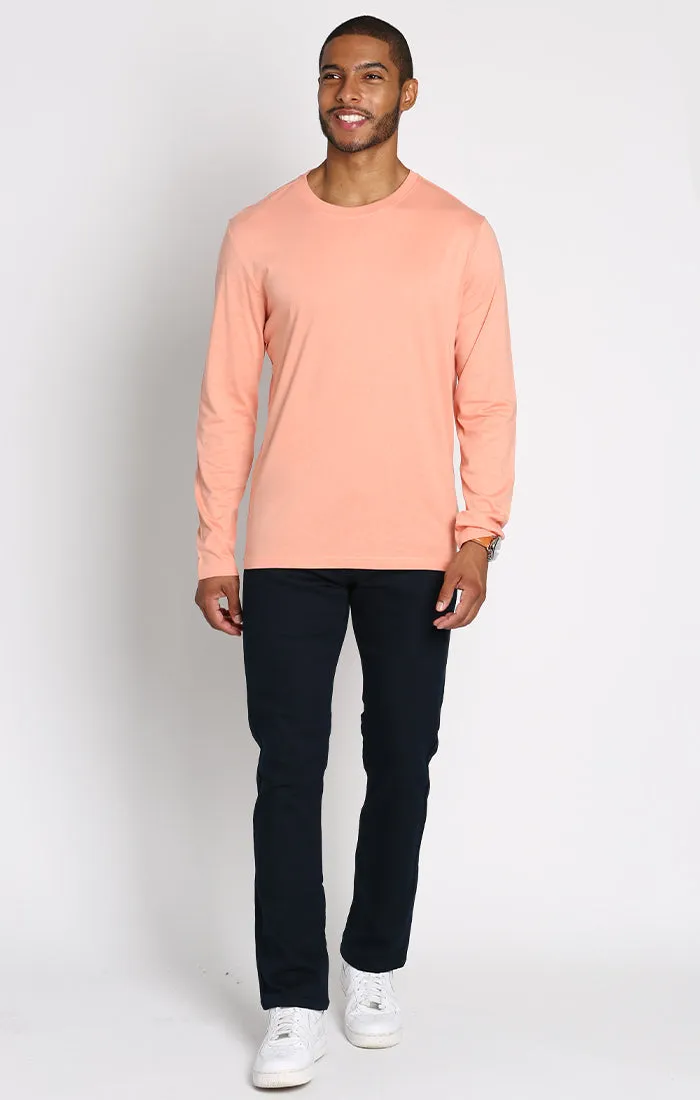 Pima Cotton Long Sleeve Crewneck