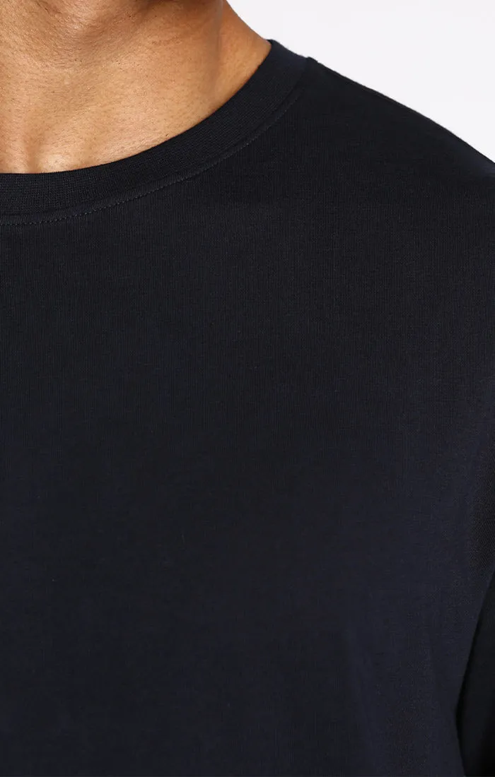 Pima Cotton Long Sleeve Crewneck